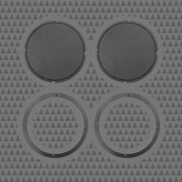 
              CICADA AUDIO 14HDRING10 14HDRING10- Complete 10″ Pro Mid-Bass/Woofer Cut-In Kit for Left & Right Saddlebags
            