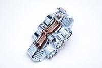 
              American suspension - B-62 6-PISTON MONOBLOCK BRAKE CALIPERS, FOR 13" ROTOR -CHROME
            